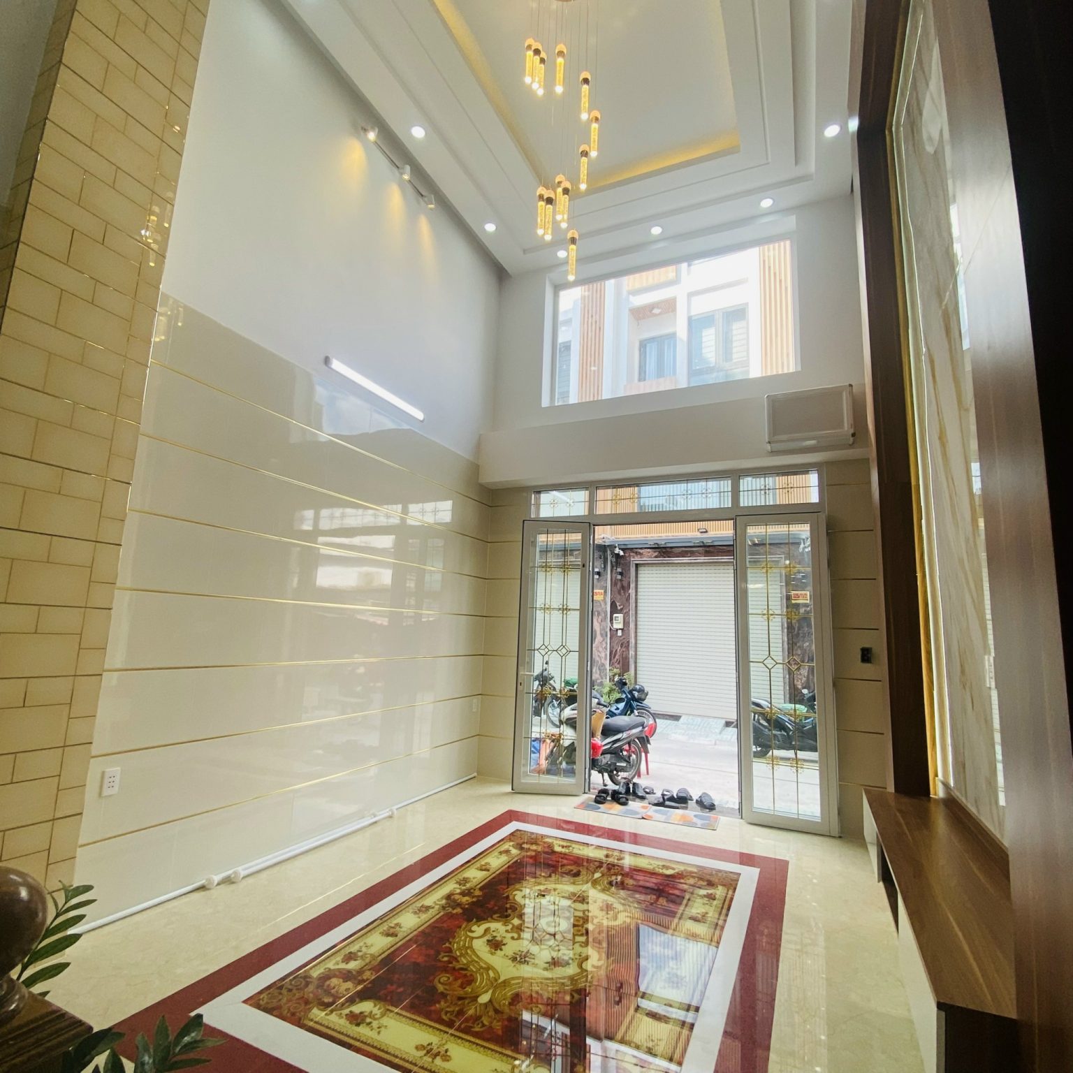 nhà xây mới đường đất mới